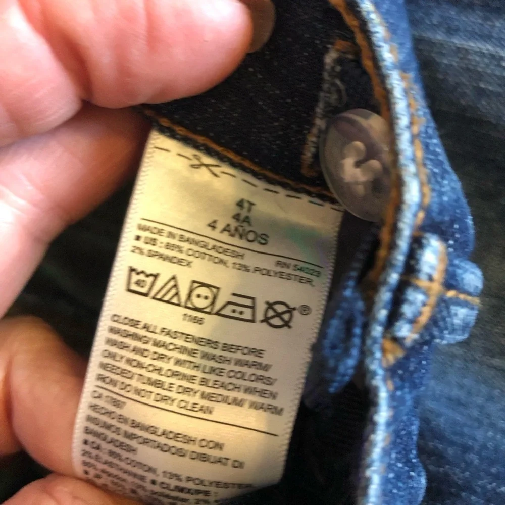 Old Navy 4t cat Jack  4/5 Kids' Blue Jeans bundle